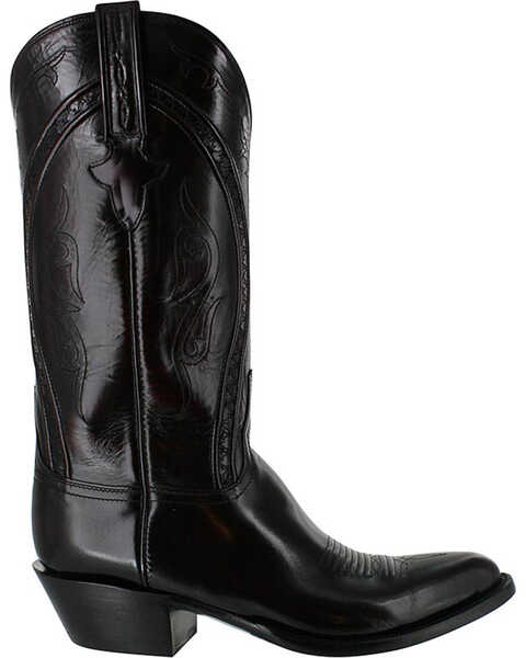 Image #2 - Lucchese Men's Western Boots - Pointed Toe, Black Cherry, hi-res
