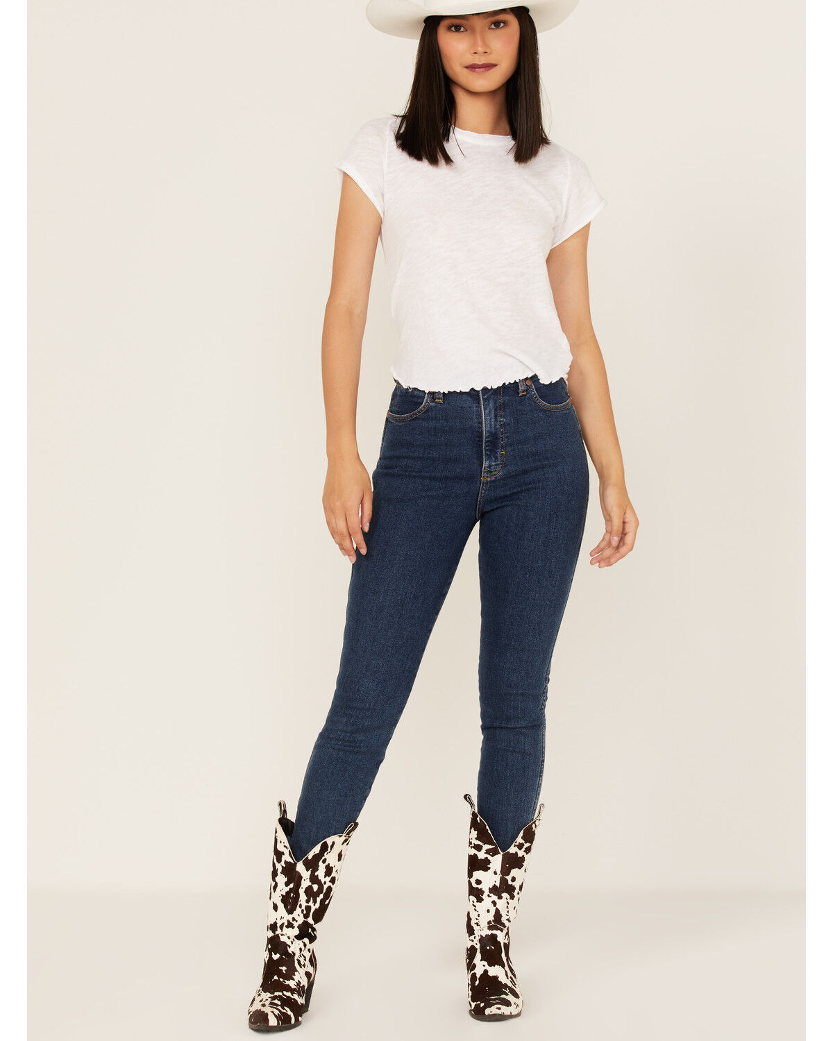 Image #2 - Free People Women's Be My Baby Tee, White, hi-res