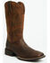 Image #1 - Ariat Men's Sport Rustler Performance Western Boots - Broad Square Toe, Brown, hi-res