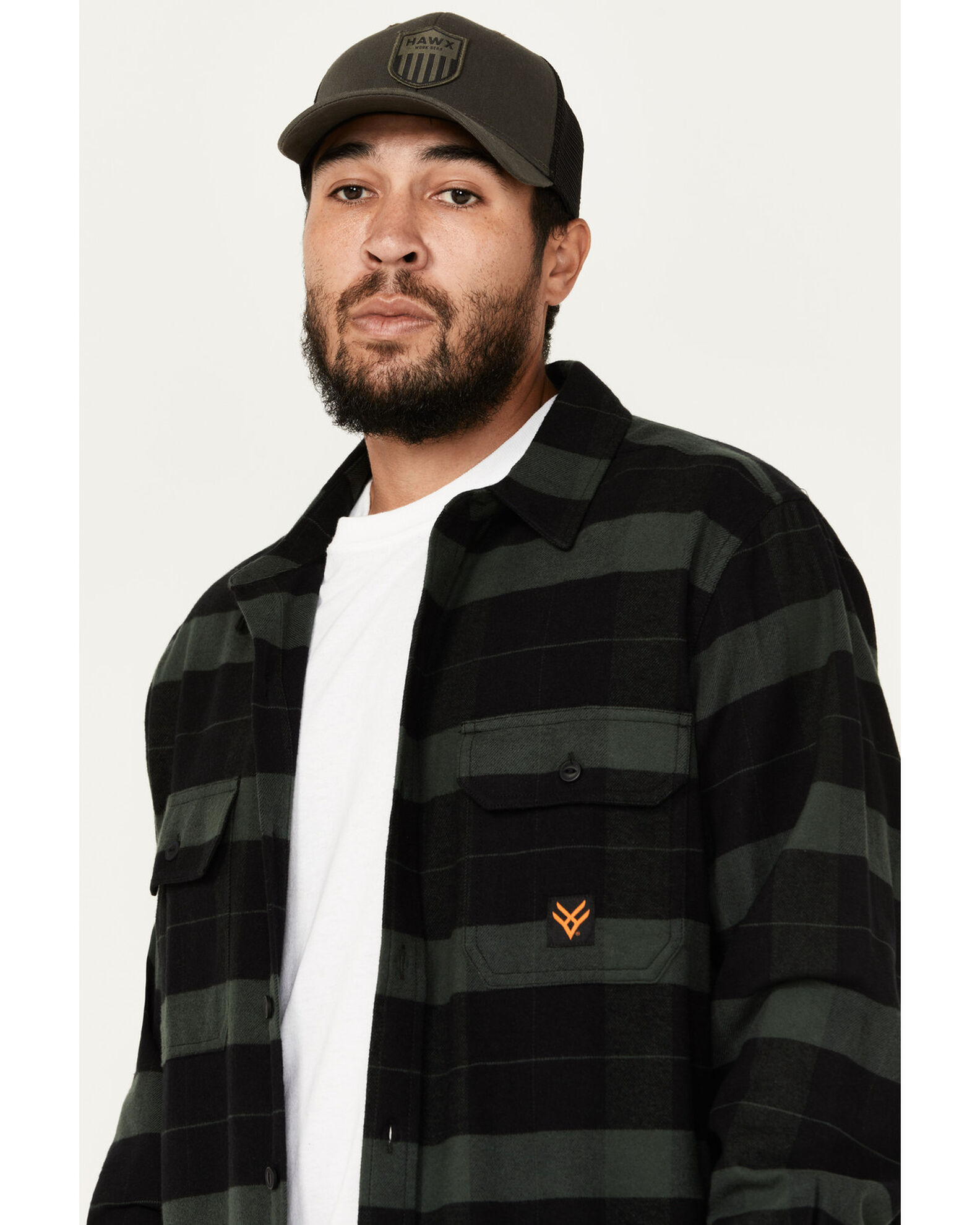 Product Name: Hawx Men's Flannel Button-Down Work Shirt