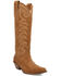 Image #1 - Dingo Women's Movin On Tall Western Boots - Round Toe, Camel, hi-res