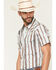 Image #2 - Sendero Provisions Men's Wyatt Serape Striped Short Sleeve Snap Western Shirt, Multi, hi-res