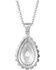 Image #2 - Montana Silversmiths Women's Purely & Primal Teardrop Silver Necklace, Silver, hi-res