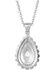 Montana Silversmiths Women's Purely & Primal Teardrop Silver Necklace, Silver, hi-res