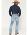 Image #3 - Wrangler Retro Men's Medium Wash Slim Bootcut Stretch Denim Jeans, Medium Wash, hi-res