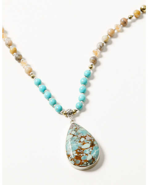 Image #1 - Shyanne Women's Wild Blossom Mixed Stone Pendant Necklace, Multi, hi-res