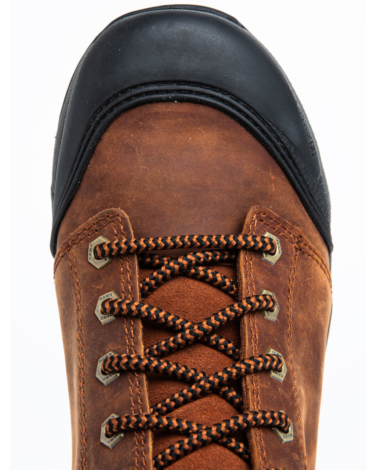 Image #6 - Hawx Men's 6" Lace-To-Toe Work Boots - Soft Toe, Rust Copper, hi-res