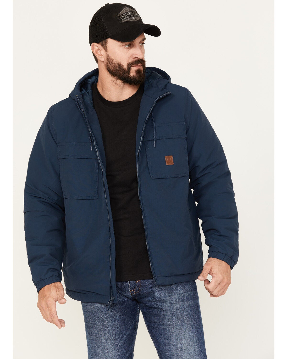 Brixton Men's Buck Jacket, Teal, hi-res