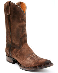 Moonshine Spirit Men's Brown Western Boots - Snip Toe, Camel, hi-res