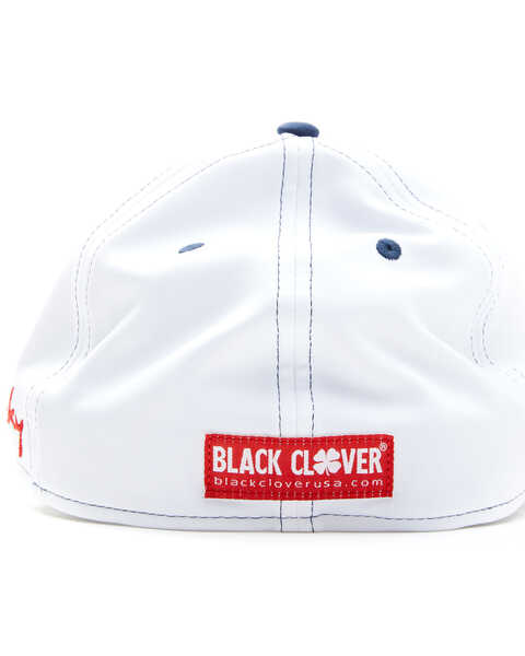 Black Clover Men's Premium Clover 70 Solid-Back Flex-Fit Ball Cap , Navy, hi-res