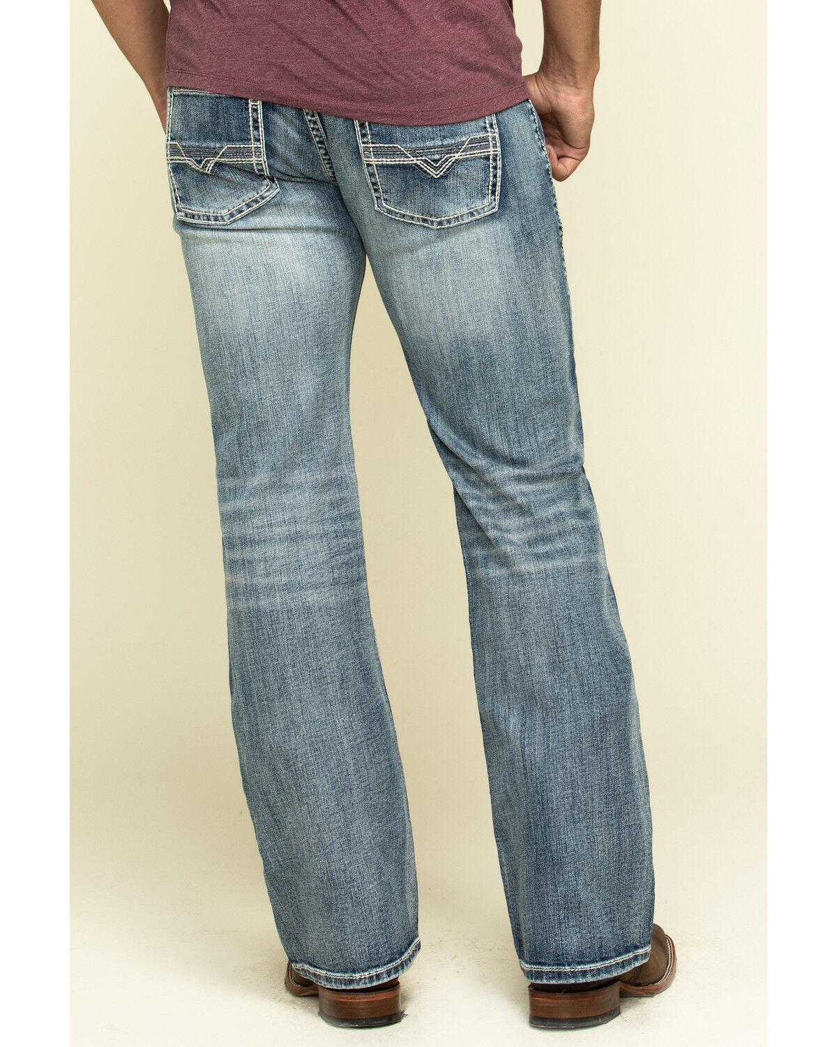 mens rock and roll bootcut jeans