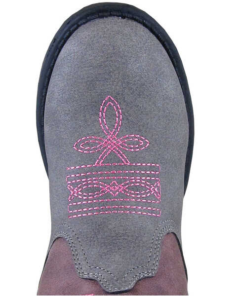 Smoky Mountain Girls' Austin Lights Western Boots - Round Toe, Grey, hi-res
