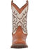 Image #4 - Laredo Men's 11" Dewey Western Boots - Broad Square Toe, Distressed Brown, hi-res