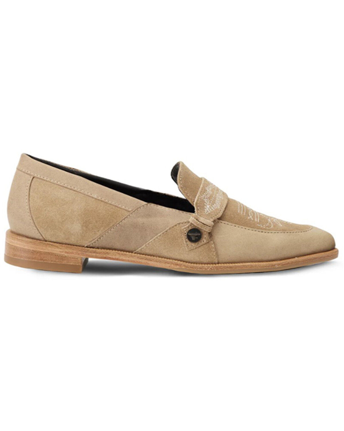 Image #2 - Lane Women's Martingale Loafers - Round Toe, Cream, hi-res