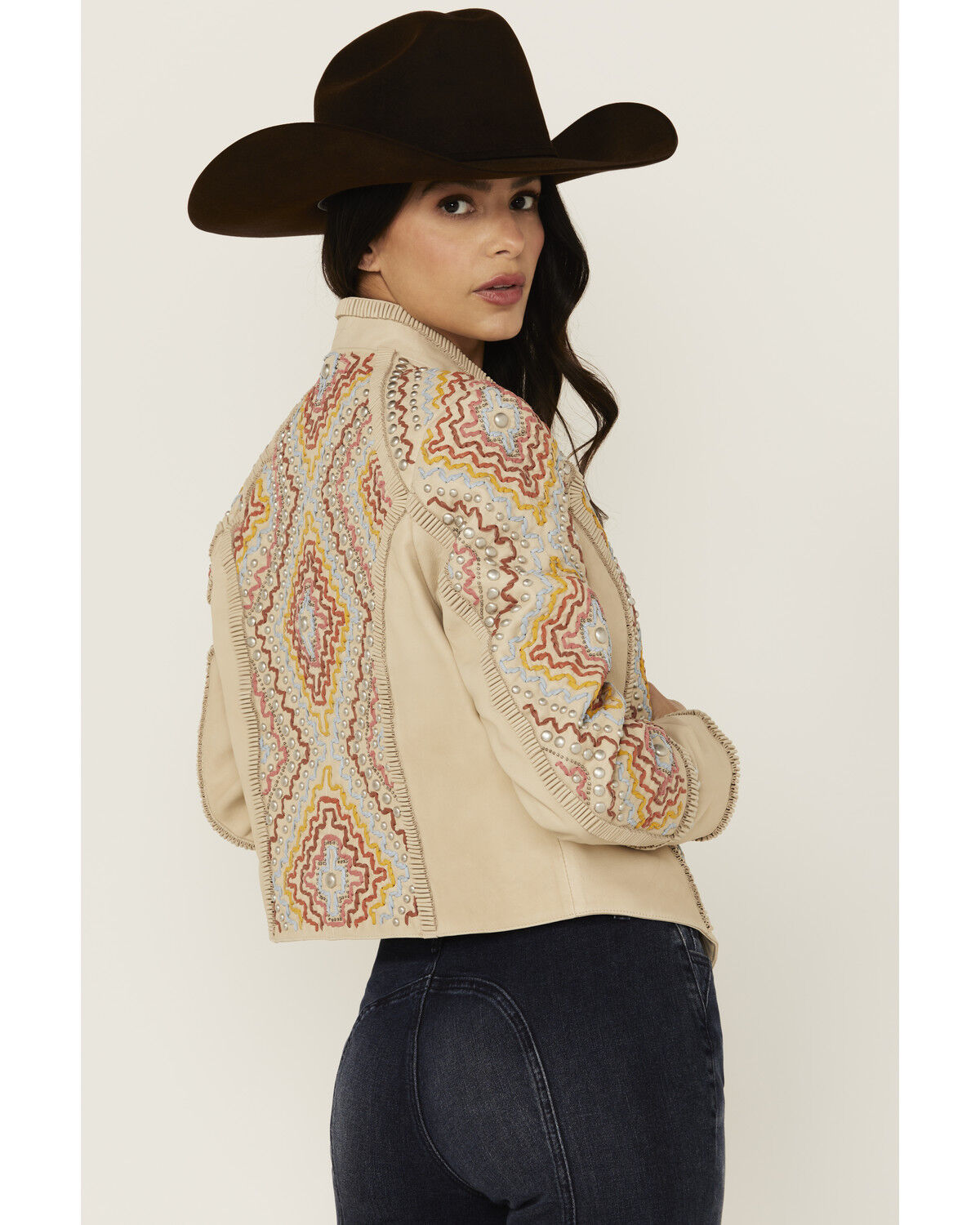 Image #4 - Double D Ranch Women's Gift of the Anasazi Jacket, Natural, hi-res