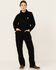 Image #1 - Carhartt Women's Rugged Flex® Relaxed Fit Canvas Coveralls , Black, hi-res