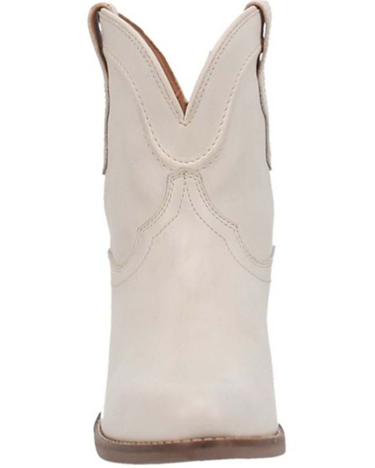 Image #4 - Dingo Women's Seguaro Western Booties - Round Toe, White, hi-res