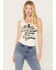 Image #1 - Idyllwind Women's Fahari Front Lace-Up Graphic Tee, Ivory, hi-res