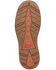 Image #7 - Justin Men's Rush Waterproof 6" Lace-Up Nano Non-Comp Wedge Work Boots - Moc Toe, Brown, hi-res