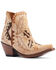 Image #1 - Ariat Women's Mesa Inlay Western Booties - Snip Toe, Beige, hi-res