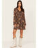 Image #1 - Idyllwind Women's Flora Long Sleeve Floral Mini Dress, , hi-res