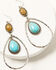 Image #1 - Shyanne Women's Teardrop Statement Earrings, Silver, hi-res