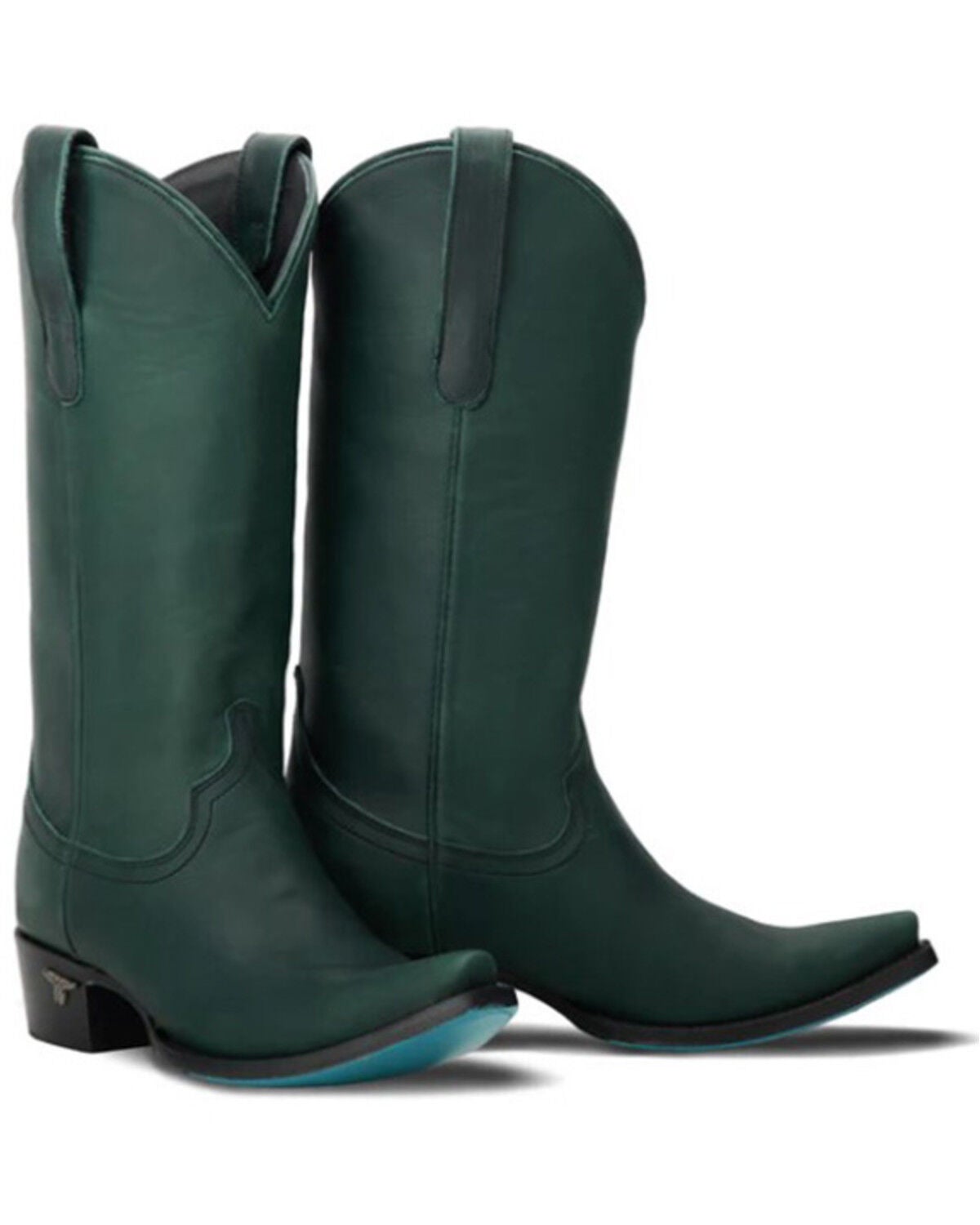 Lane Women's Emma Jane Western Boots - Snip Toe, Green, hi-res