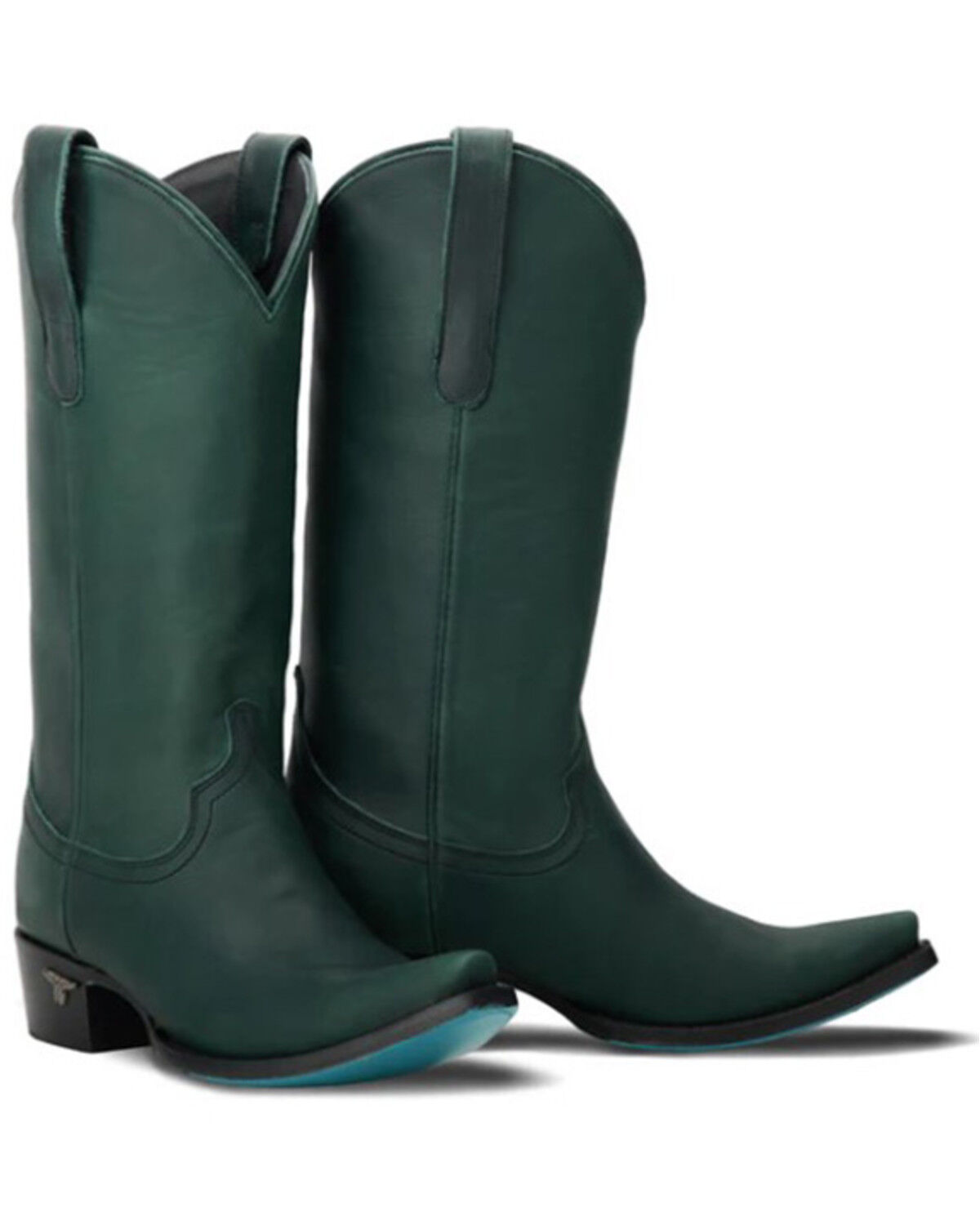Image #1 - Lane Women's Emma Jane Western Boots - Snip Toe, Green, hi-res