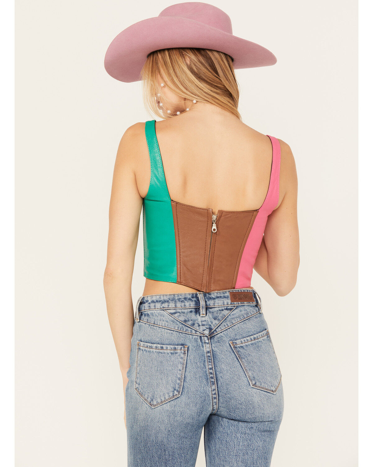 Image #5 - Understated Leather Women's Neon Moon Bustier, Multi, hi-res