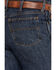 Image #4 - Cinch Men's Bronze Label Dark Wash Slim Tapered Rigid Denim Jeans, Blue, hi-res