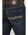 Image #4 - Rock & Roll Denim Men's Dark Wash Revolver Slim Straight Reflex Stretch Denim Jeans, Dark Wash, hi-res