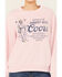 Image #3 - Coors Women's Coors Lady Crewneck Sweatshirt, Pink, hi-res