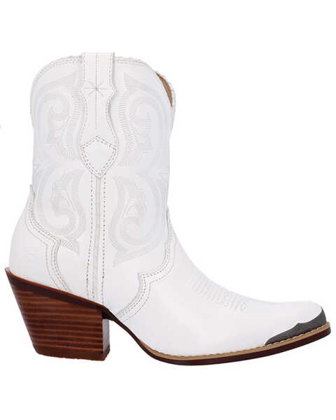 Image #2 - Durango Women's Crush Short Western Boots - Pointed Toe , White, hi-res