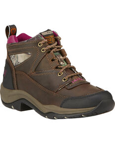 Ariat Terrain Women's Hiking Boots, Brown, hi-res
