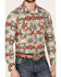 Image #3 - Rock & Roll Denim Men's Southwestern Stretch Long Sleeve Snap Western Shirt, Tan, hi-res