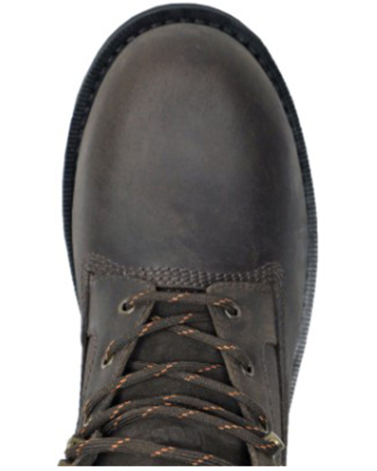 Image #6 - Hoss Men's Scout 6" Lace-Up Work Boots - Steel Toe, Brown, hi-res