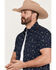 Image #2 - Levi's Men's Classic Standard Floral Print Short Sleeve Button-Down Shirt, Navy, hi-res