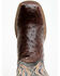 Image #6 - Cody James Men's Exotic Full Quill Ostrich Western Boots - Broad Square Toe, Chocolate, hi-res