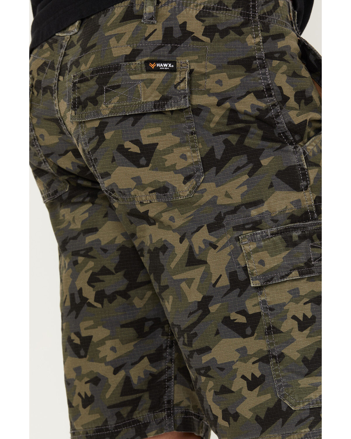 Image #4 - Hawx Men's Stretch Cargo Work Shorts, Camouflage, hi-res