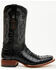 Image #2 - Tanner Mark Men's Lufkin Western Boots - Broad Square Toe, Black, hi-res