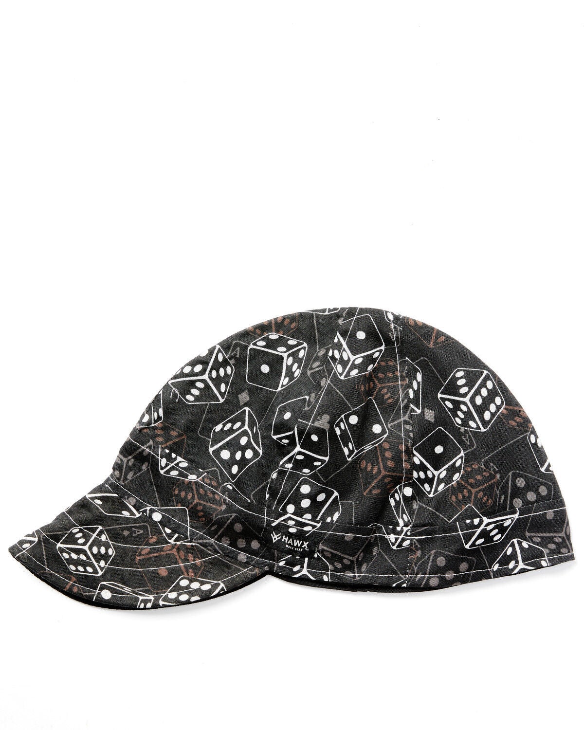 Image #1 - Hawx Black Dice Print Welding Work Cap, Black, hi-res