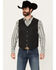 Image #1 - Moonshine Spirit Men's Wool Dress Vest, Charcoal, hi-res