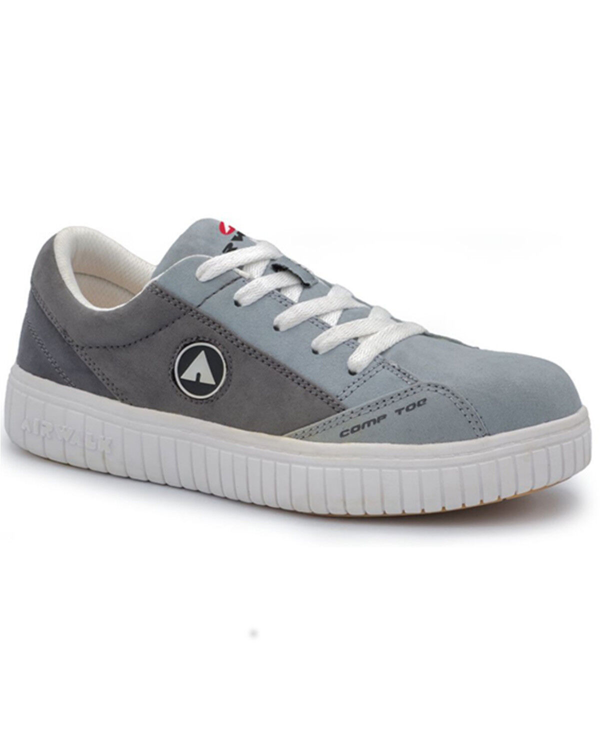 Image #1 - Airwalk Women's Camino Lace-Up Work Shoes - Composite Toe, Grey, hi-res