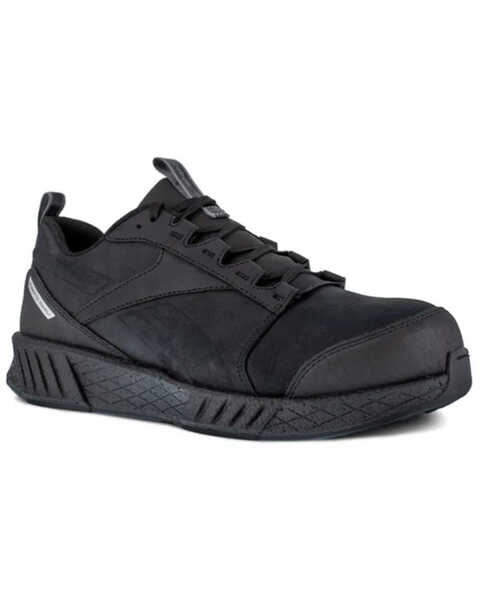 Image #1 - Reebok Men's Fusion Formidable Work Shoes - Composite Toe, Black, hi-res