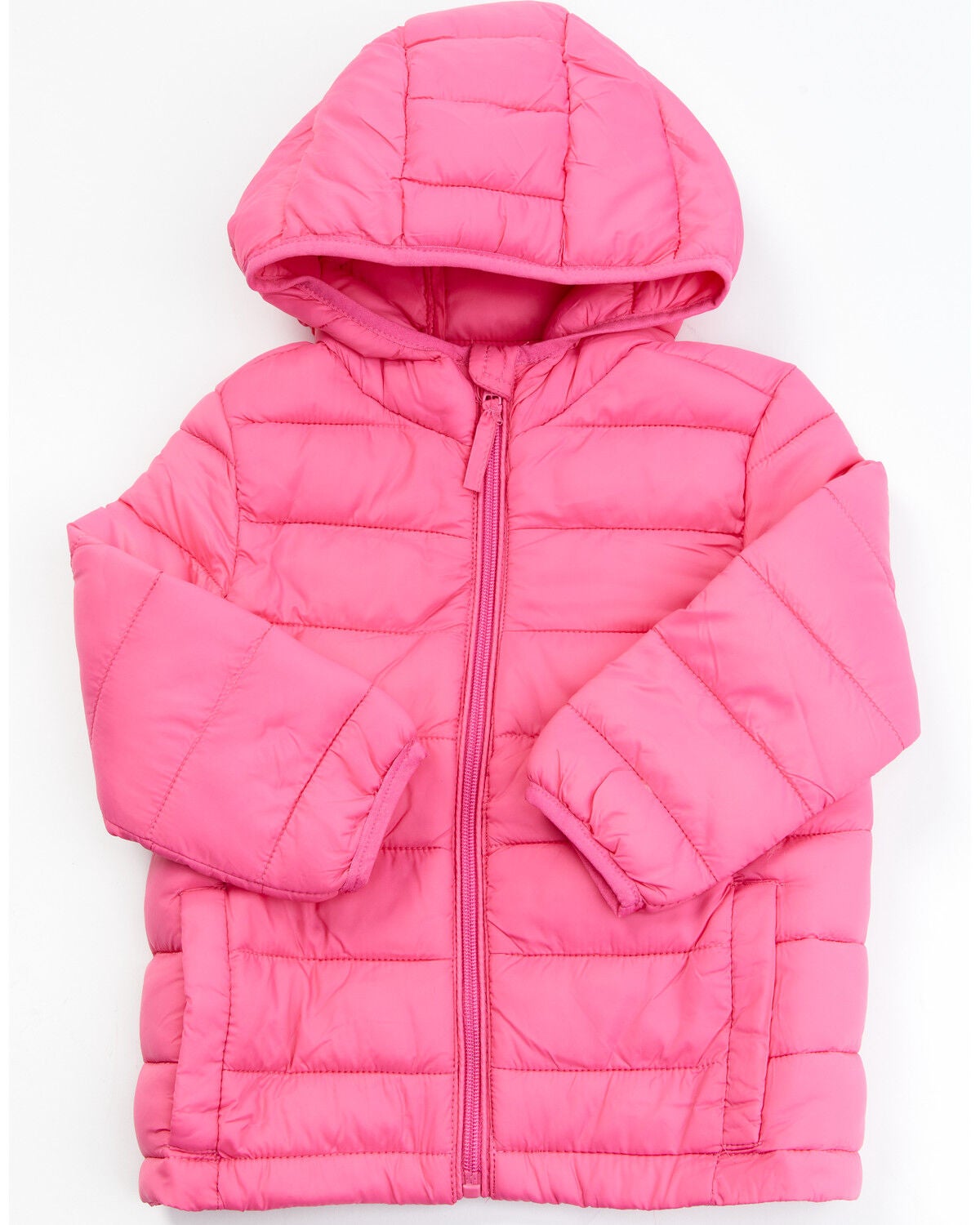 Image #1 - Urban Republic Girls' Quilted Packable Puffer Hooded Jacket, , hi-res