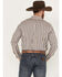 Image #4 - Cody James Men's Hayfield Plaid Print Long Sleeve Button-Down Stretch Western Shirt, Oatmeal, hi-res