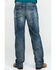 Rock & Roll Denim Men's Reflex Double Barrel Vintage Stretch Relaxed Straight Jeans , Blue, hi-res