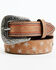 Image #1 - Shyanne Girls' Star Struck Leather Belt, Brown, hi-res