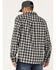 Image #4 - Brothers and Sons Men's Everyday Plaid Button Down Western Flannel Shirt, Black, hi-res