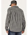 Image #4 - Brothers and Sons Men's Everyday Plaid Button Down Western Flannel Shirt , Black, hi-res